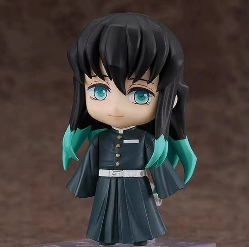 Demon Slayer Character Kochou Shinobu Tokitou Muichirou Kanroji Mitsuri Nezuko Tanjiro Cute BJD Figure Model Toys 10Cm