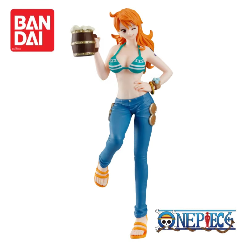 Banpresto One Piece in Stock Nami Figurine Original Model Ornaments Action Figure 100% Genuine Limited Anime Merchandise