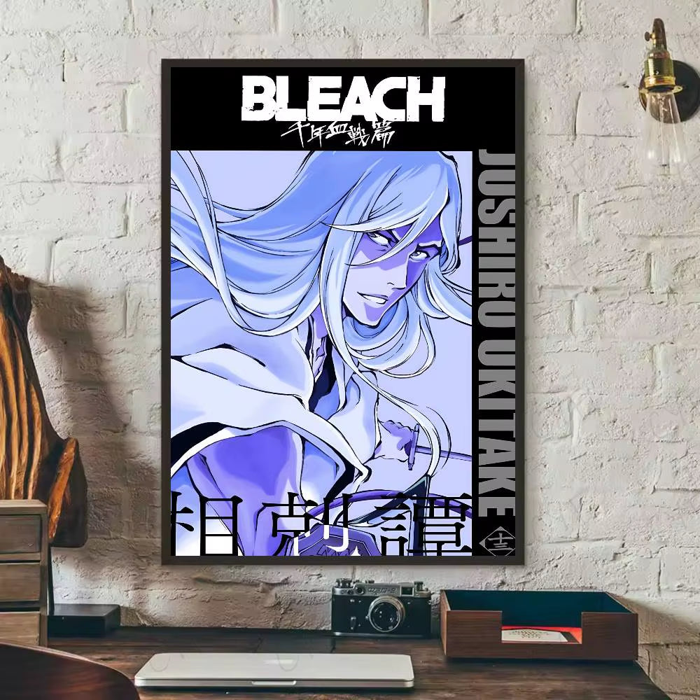 1PC Anime Bleach Poster Self-Adhesive Art Waterproof Paper Sticker Coffee House Bar Room Wall Decor