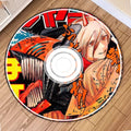 Anime CD Circular Carpet Cartoon Mat Living Room Sofa Room Bed Rug Bedroom Carpets Home Decor Rugs Friend'S Gift