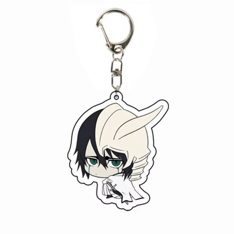 Anime BLEACH Acrylic Pendant Kurosaki Ichigo Keychain Japan Manga Key Ring Bag Backpack Key Chain Cosplay Toy Keyring ACG Goods