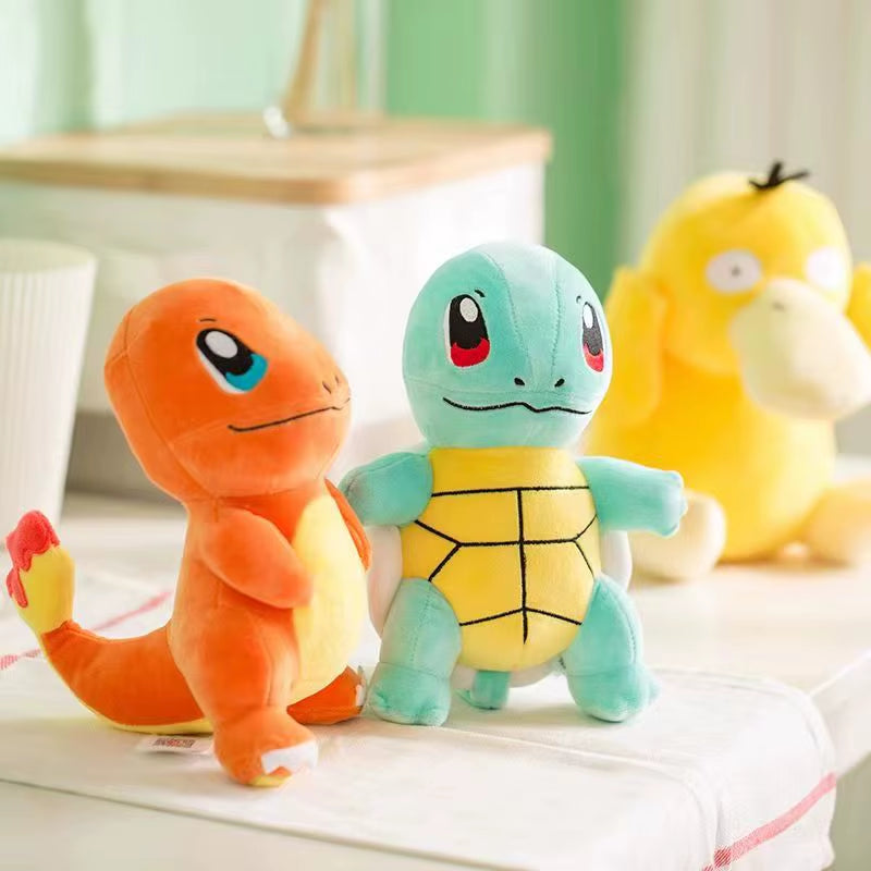 Anime Pokemon Plush Toys Charmander Bulbasaur Squirtle Pikachu Plush Stuffed Animal Toy Pokemon Doll Kids Gift