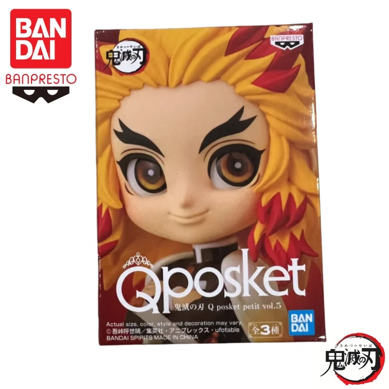 In Stock  Banpresto Original Demon Slayer Qposket Petit Kyoujurou Sanemi Gyomei Doll Brand New Boxed Action Figure Garage