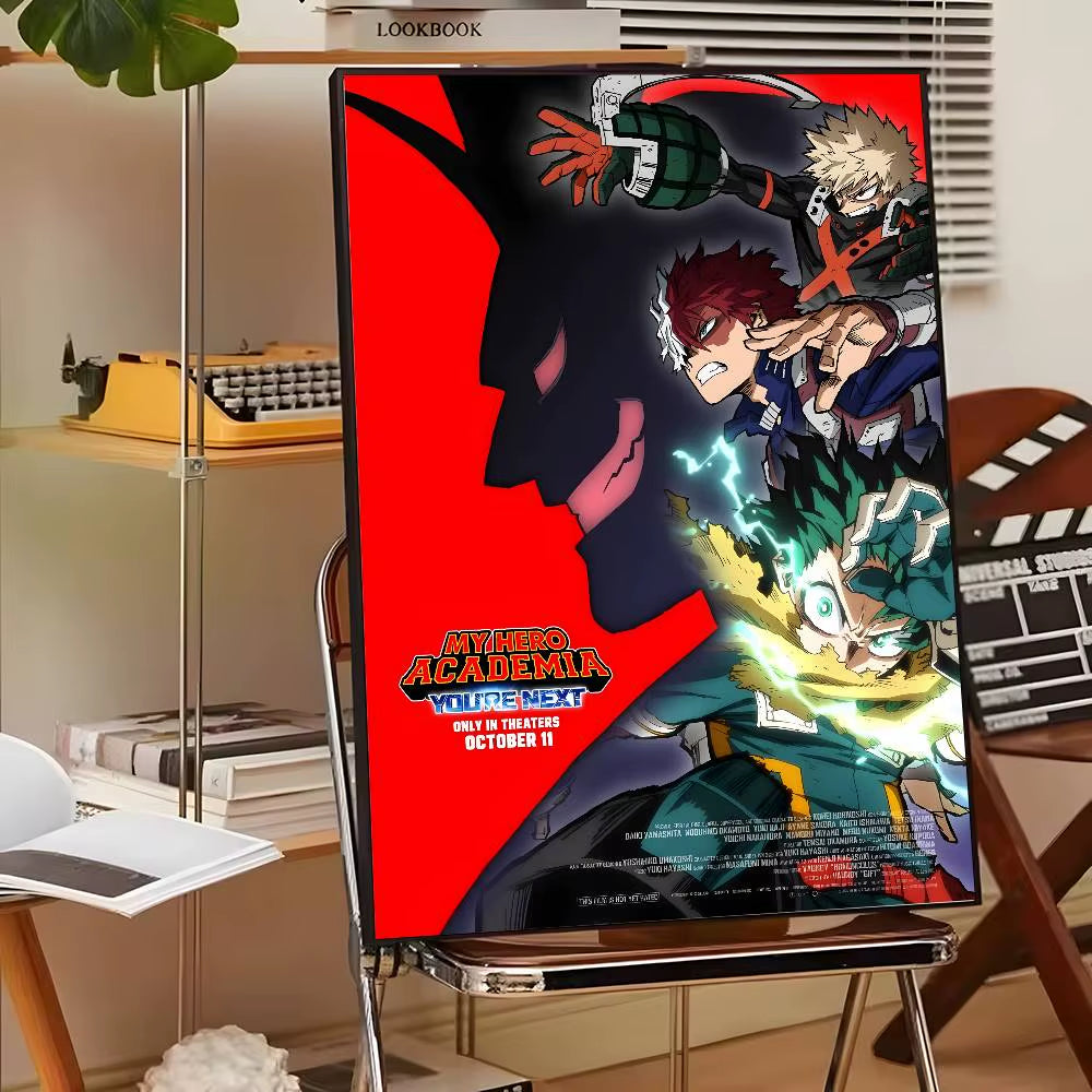 My Hero A-Academia Deku Classic Movie Poster Canvas HD Aesthetic Printing Paper Wall Art for Living Room Bar Fashion Home Decor