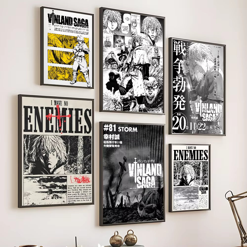 Anime Vinland Saga Poster Prints Perfect Design Nordic Modern Home Decor Gift