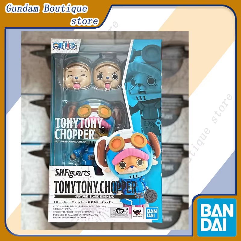 Genuine SHF ONE PIECE Tony Tony Chopper -FUTURE ISLAND EGGHEAD- Anime Action Figure Collectible Model Toys Gift Children