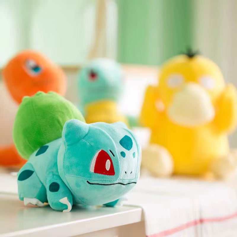 Anime Pokemon Plush Toys Charmander Bulbasaur Squirtle Pikachu Plush Stuffed Animal Toy Pokemon Doll Kids Gift
