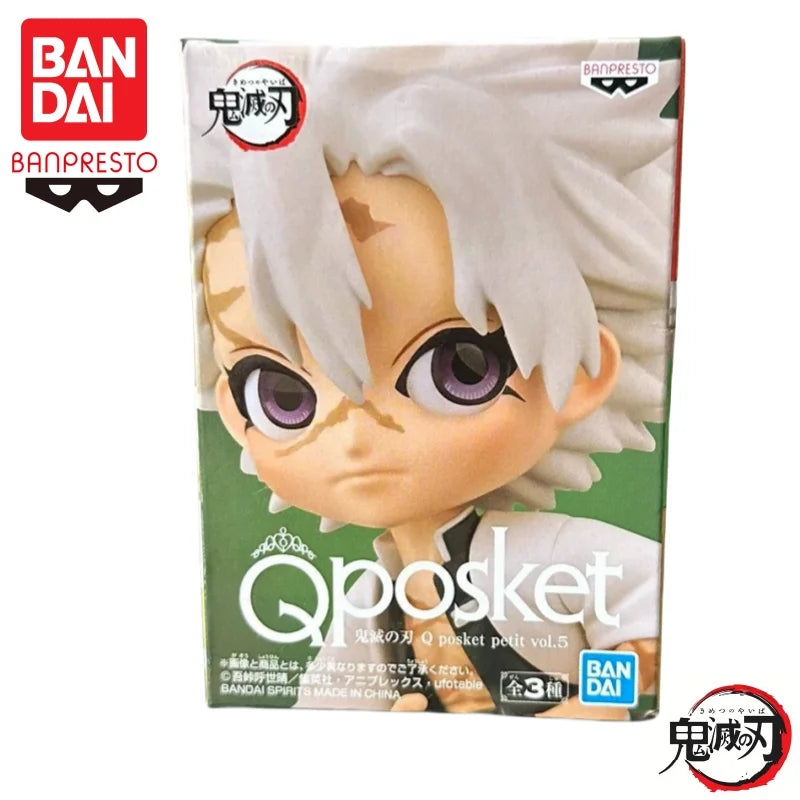 In Stock  Banpresto Original Demon Slayer Qposket Petit Kyoujurou Sanemi Gyomei Doll Brand New Boxed Action Figure Garage