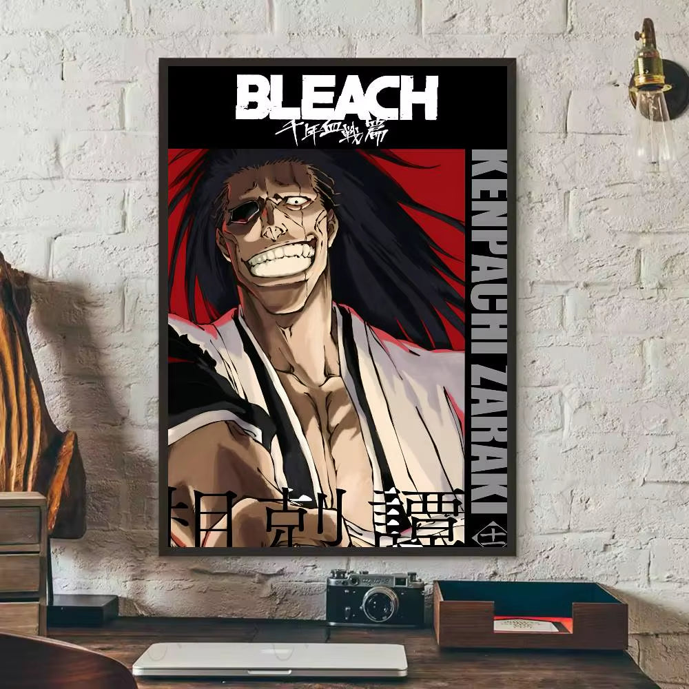 1PC Anime Bleach Poster Self-Adhesive Art Waterproof Paper Sticker Coffee House Bar Room Wall Decor
