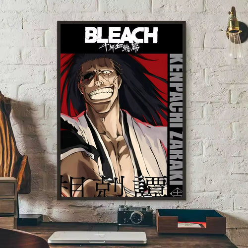 1PC Anime Bleach Poster Self-Adhesive Art Waterproof Paper Sticker Coffee House Bar Room Wall Decor
