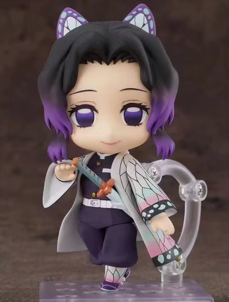 Demon Slayer Character Kochou Shinobu Tokitou Muichirou Kanroji Mitsuri Nezuko Tanjiro Cute BJD Figure Model Toys 10Cm
