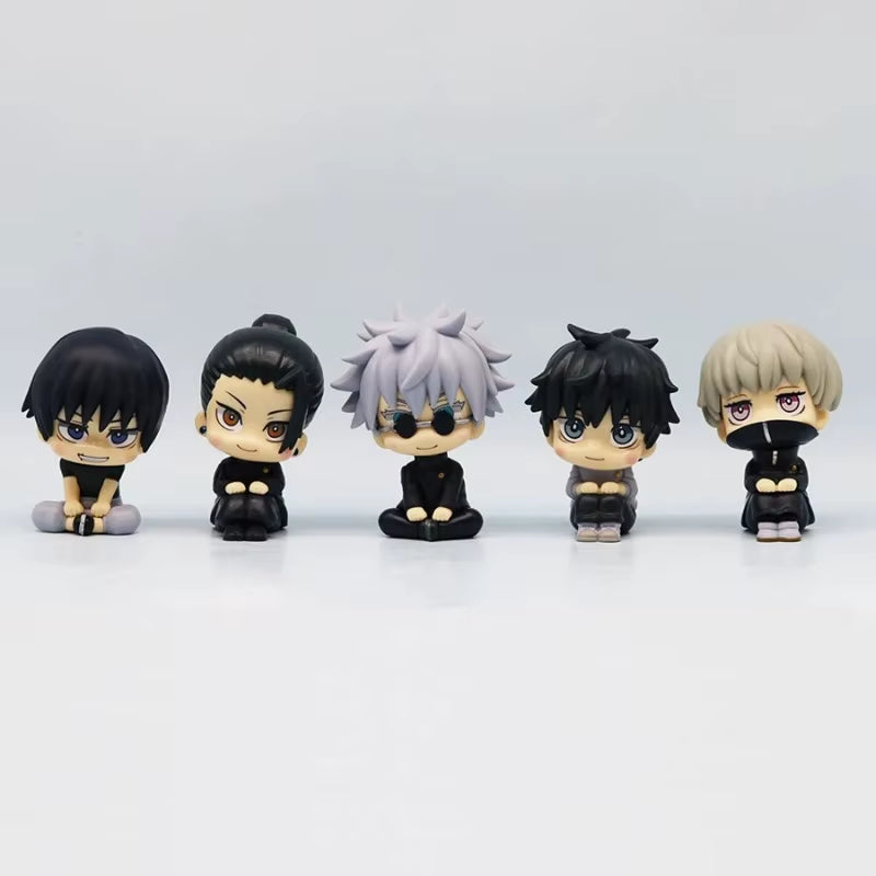 10Cm Jujutsu Kaisen Anime Figure Look up Q Version Satoru Gojo/Geto Suguru Action Figure Fushiguro Toji/Okkotsu Yuta Figurine