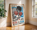 Hajime No Ippo Anime Poster: Minimalist Manga Art Print