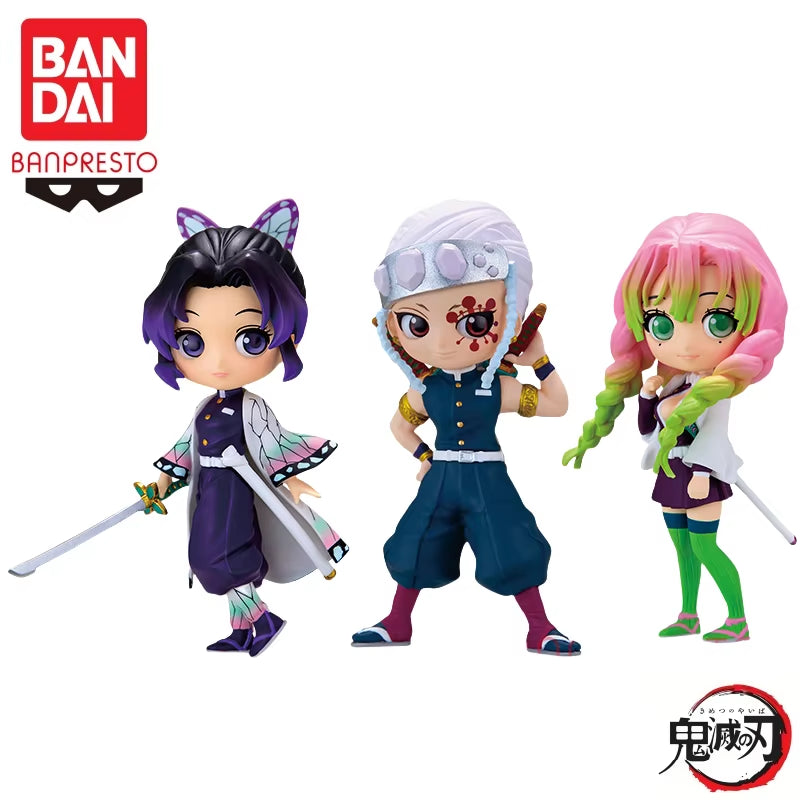 In Stock  Banpresto Original Demon Slayer Qposket Petit Shinobu Tengen Mitsuri Doll Brand New Boxed Action Figure Garage