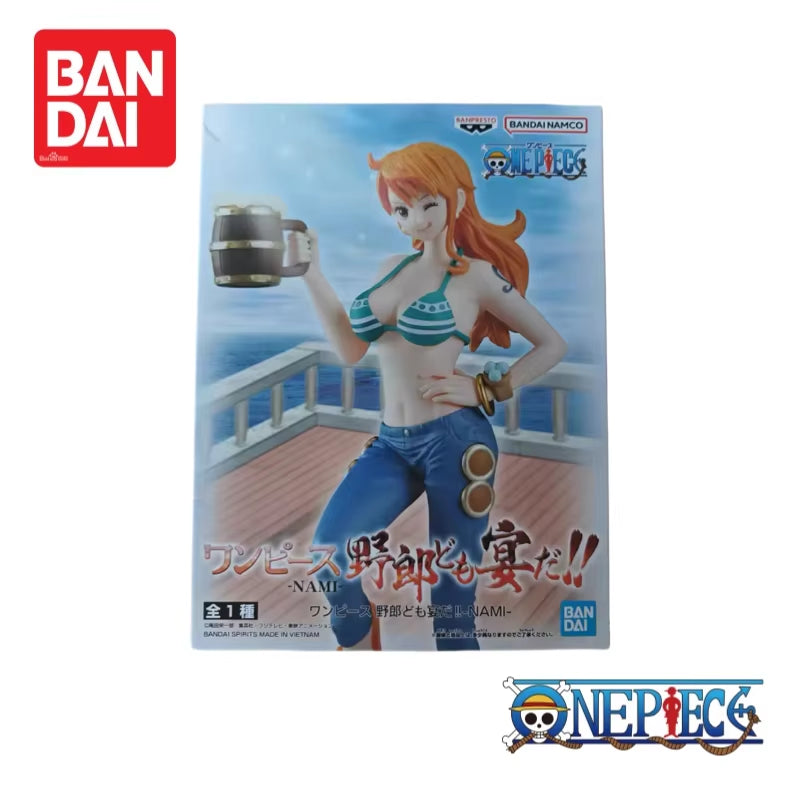 Banpresto One Piece in Stock Nami Figurine Original Model Ornaments Action Figure 100% Genuine Limited Anime Merchandise