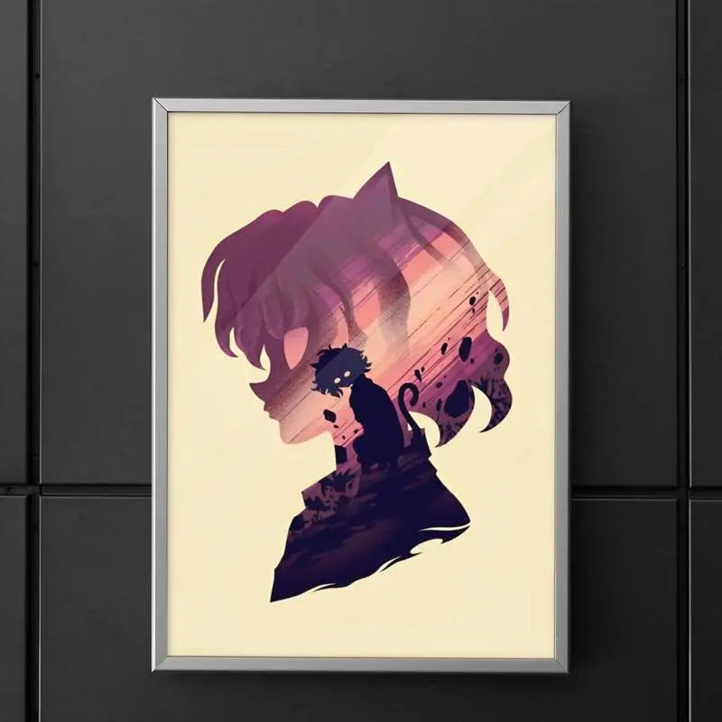 Hunter X Hunter Anime Poster - Hxh Gon Killua Poster - Hxh Poster - Hxh Anime Poster - Hunter X Hunter Wall Art - Hxh Print - Hisoka -Leoriono Frameless