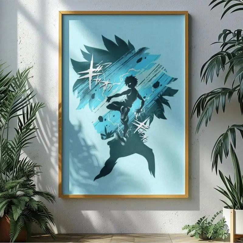 Hunter X Hunter Anime Poster - Hxh Gon Killua Poster - Hxh Poster - Hxh Anime Poster - Hunter X Hunter Wall Art - Hxh Print - Hisoka -Leoriono Frameless