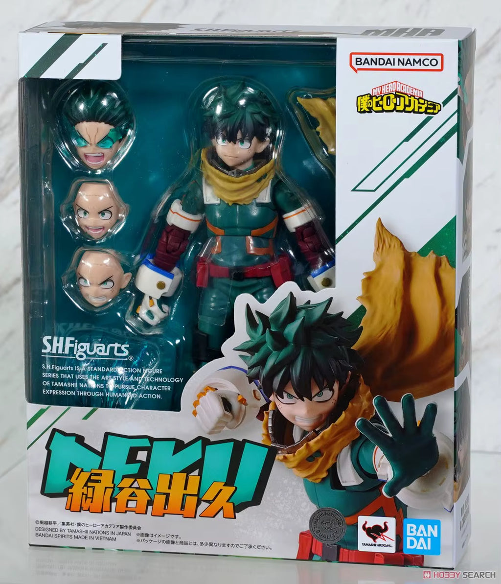 In Stock  S.H.Figuarts SHF My Hero Academia Deku Anime Action Fighter Finished Model Toy Gift for Children Kid