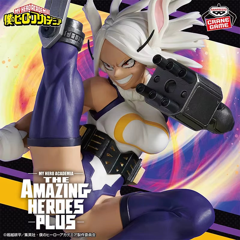 In Stock Banpresto My Hero Academia Anime Mirko the Amazing Heroes plus Action Figures Model Original Toys WY