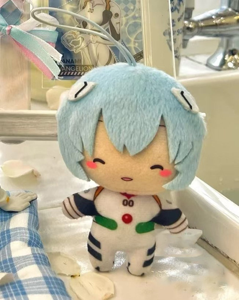 Neon Genesis Evangelion Asuka Plush 4In Rei Shinji Plushie Toys for Anime Fans