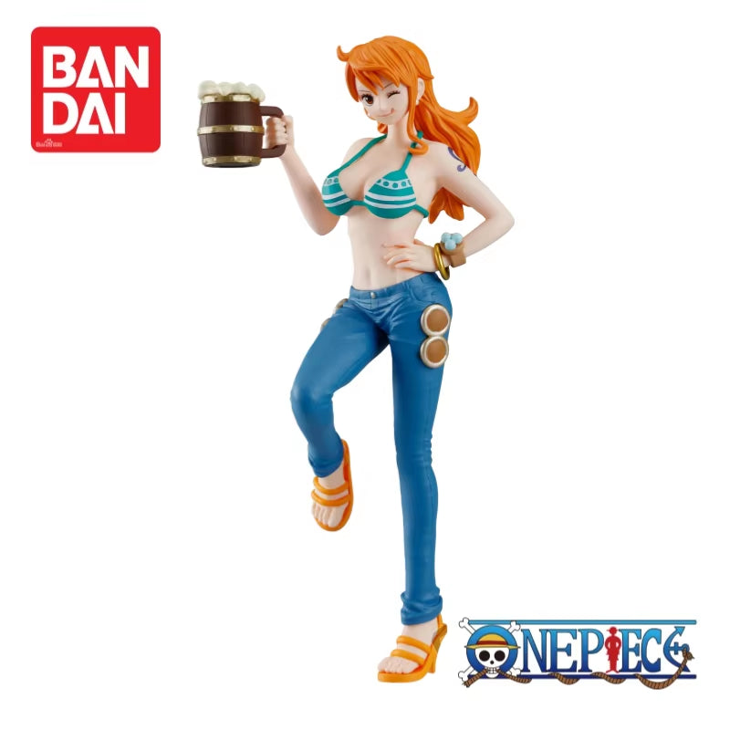 Banpresto One Piece in Stock Nami Figurine Original Model Ornaments Action Figure 100% Genuine Limited Anime Merchandise