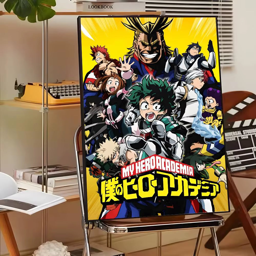 My Hero A-Academia Deku Classic Movie Poster Canvas HD Aesthetic Printing Paper Wall Art for Living Room Bar Fashion Home Decor