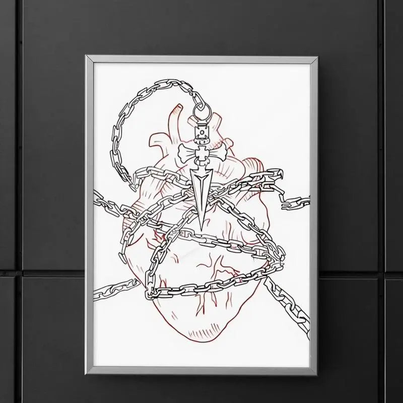 Hunter X Hunter Anime Poster - Hxh Gon Killua Poster - Hxh Poster - Hxh Anime Poster - Hunter X Hunter Wall Art - Hxh Print - Hisoka -Leoriono Frameless