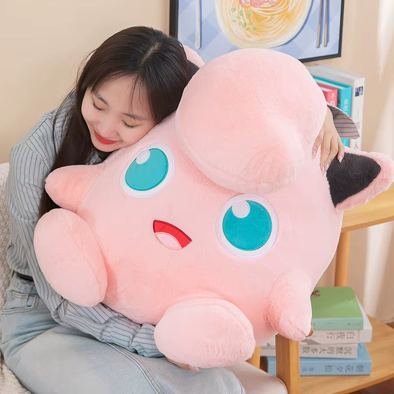 25-40Cm Lovely Plush Jigglypuff Doll Soft Stuffed Pokémon Jigglypuff Plush Toy Anime Pokémon Pillow Children'S Birthday Gifts