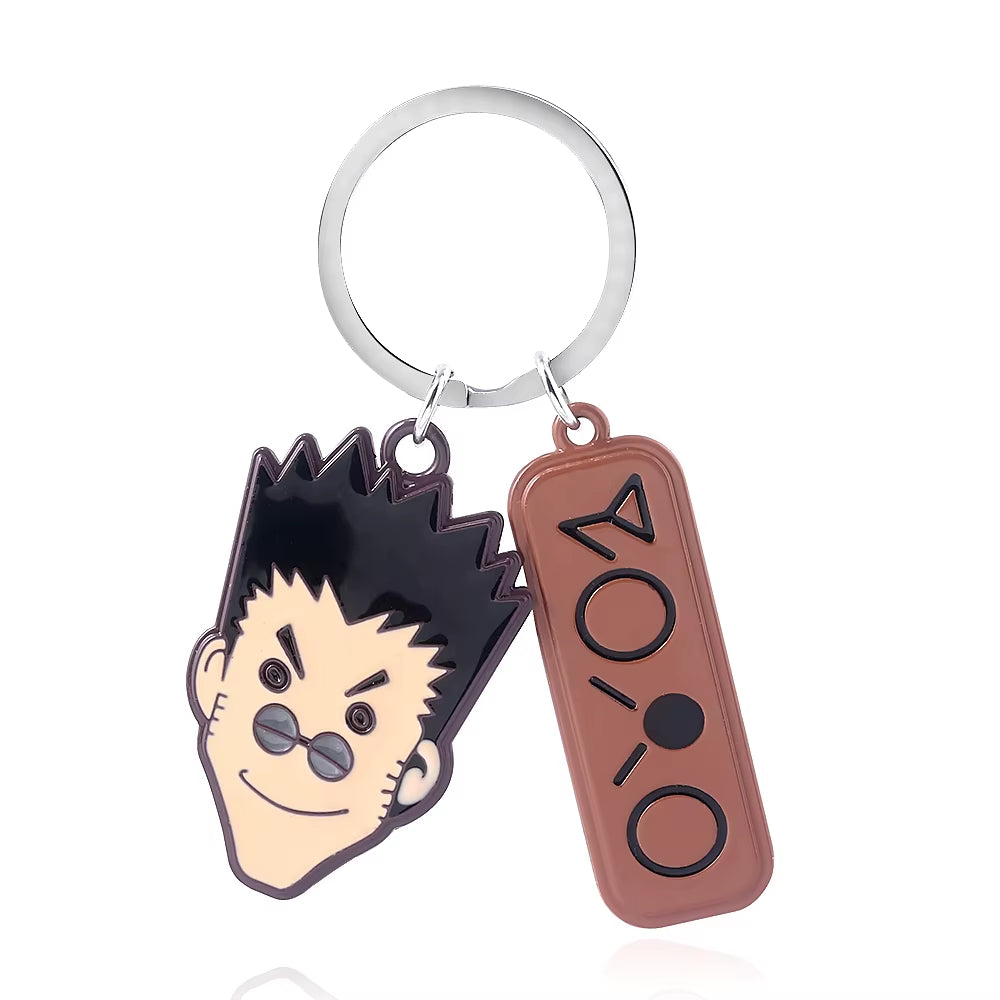 Anime Hunter X Hunter Keychain License Card Metal Badge Pendant Key Chain Holder Men Gift Jewelry Choker Chaveiro Pendant