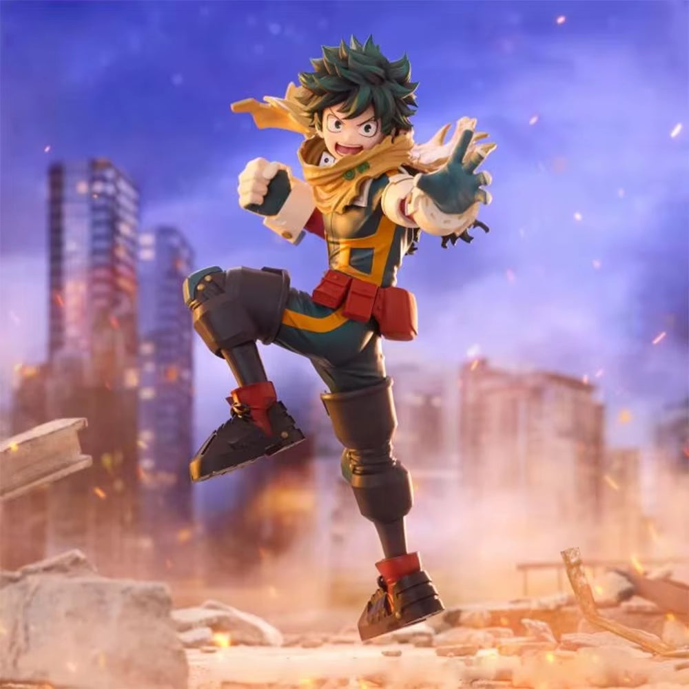 Anime MHA Figure Midoriya Izuku Action Figurine Bakugou Katsuki Figure Combat Style Model Collection Doll Toy Boys Girls Gifts