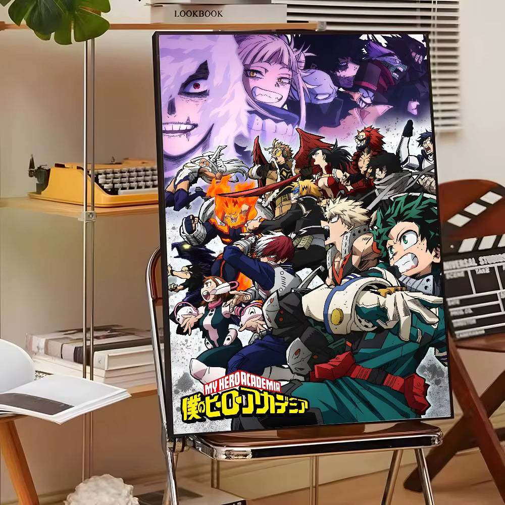 My Hero A-Academia Deku Classic Movie Poster Canvas HD Aesthetic Printing Paper Wall Art for Living Room Bar Fashion Home Decor