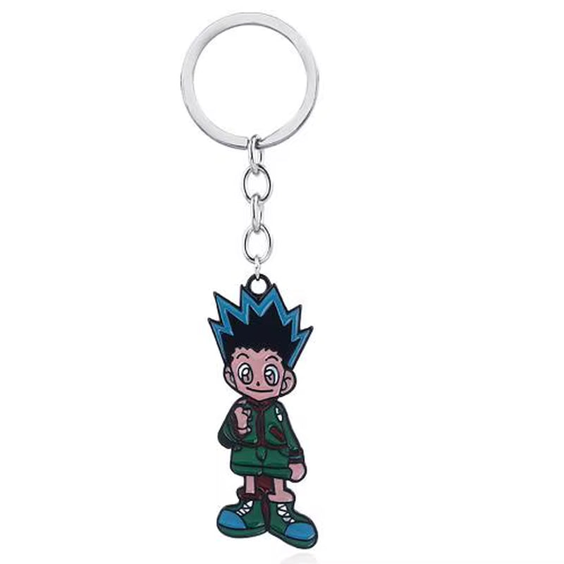 Anime Hunter X Hunter Keychain License Card Metal Badge Pendant Key Chain Holder Men Gift Jewelry Choker Chaveiro Pendant