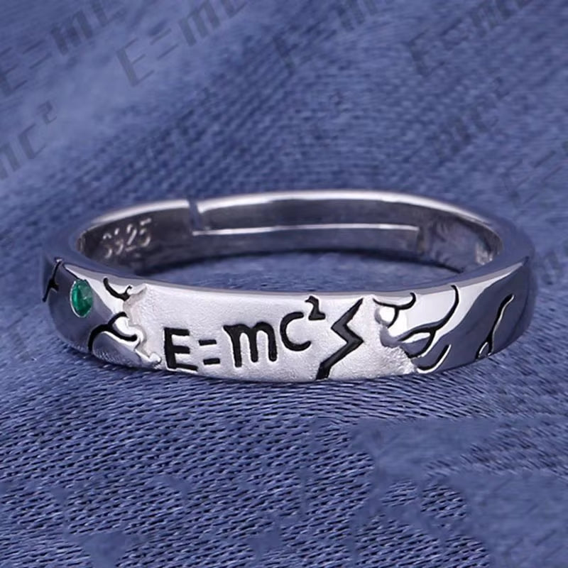 Anime Dr.Stone Ring Ishigami Senkuu Cosplay Unisex Adjustable Opening Rings Jewelry Props Accessories Gifts