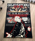 Jujutsu Kaisen Gojo Satoru Irregular Anime Rug Non-Slip Washable Area Carpet for Room Decor Fans Gift