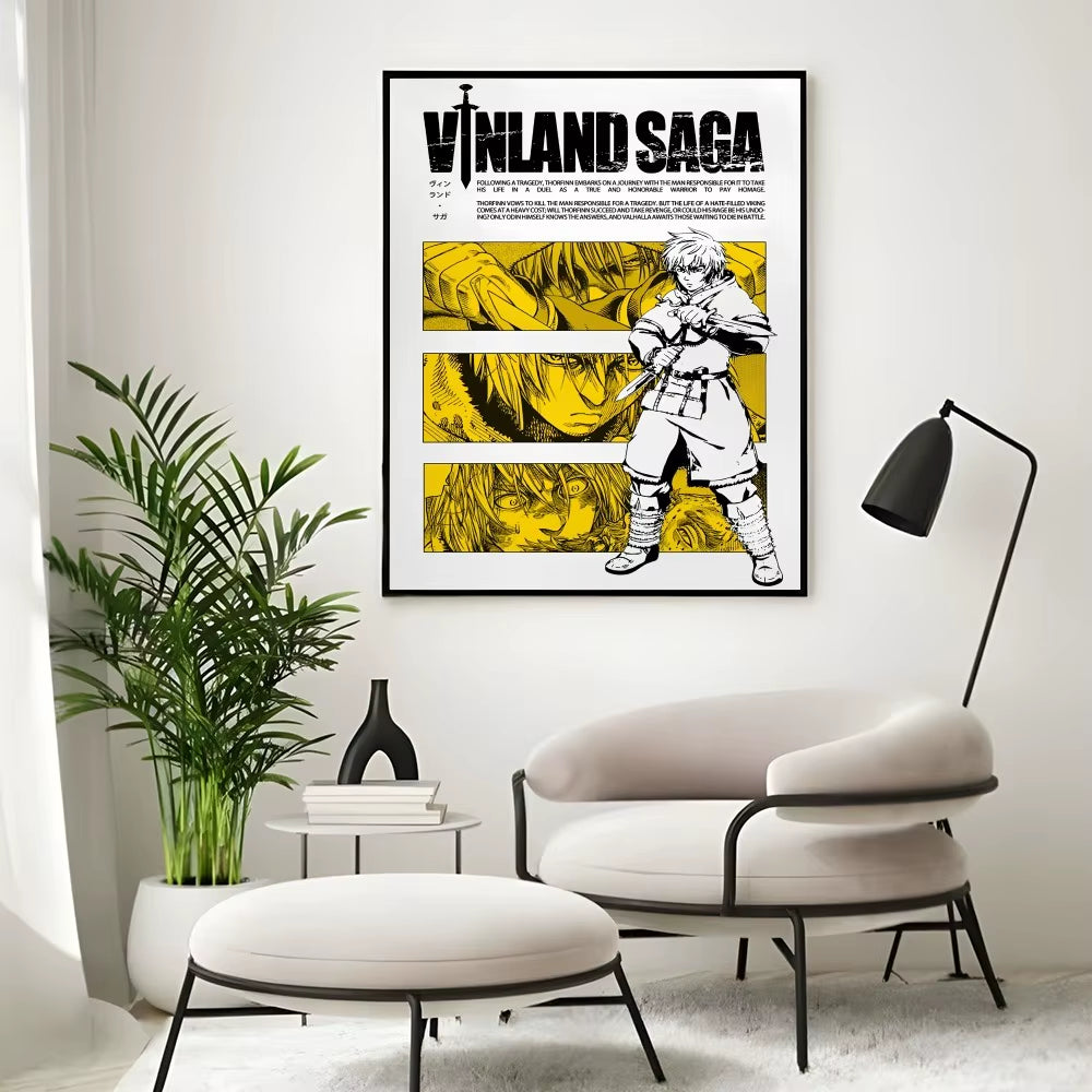Anime Vinland Saga Poster Prints Perfect Design Nordic Modern Home Decor Gift