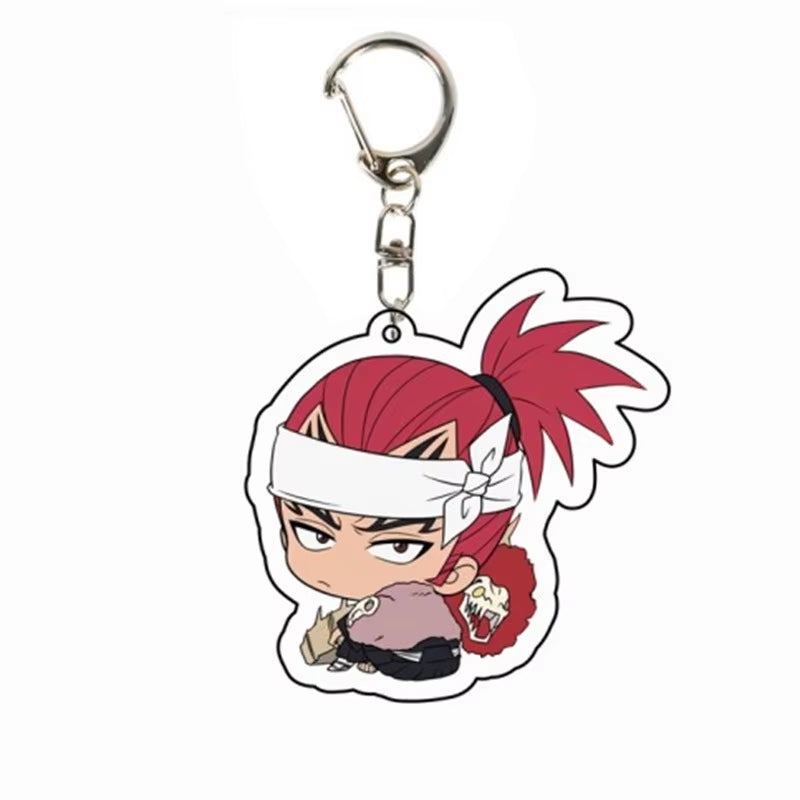 Anime BLEACH Acrylic Pendant Kurosaki Ichigo Keychain Japan Manga Key Ring Bag Backpack Key Chain Cosplay Toy Keyring ACG Goods