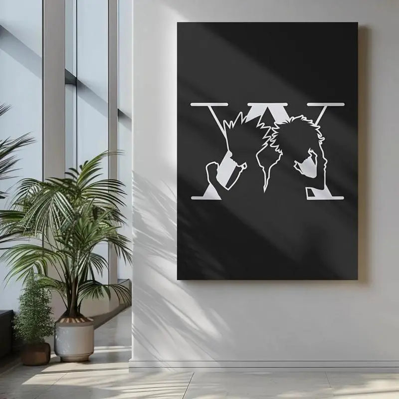 Hunter X Hunter Anime Poster - Hxh Gon Killua Poster - Hxh Poster - Hxh Anime Poster - Hunter X Hunter Wall Art - Hxh Print - Hisoka -Leoriono Frameless