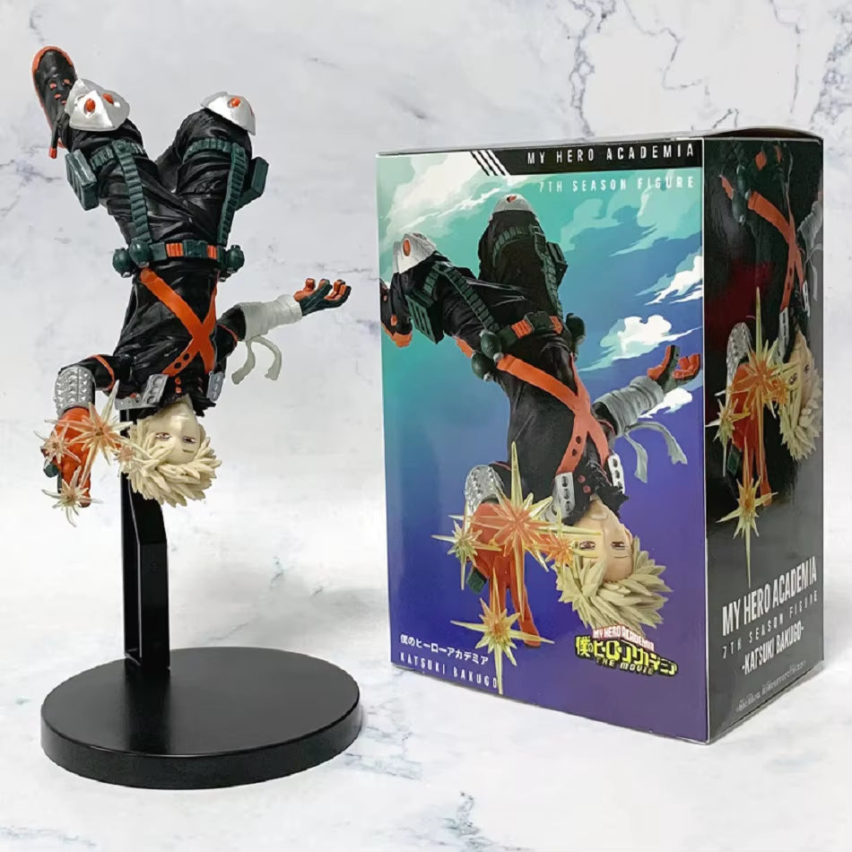 Hot My Hero Academia Anime Figures Midoriya Izuku Bakugou Katsuki Action Model Pvc Statue Desktop Ornament Collection Toys Gift