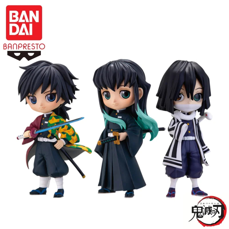 In Stock  Banpresto Original Demon Slayer Qposket Petit Giyuu Muichirou Obanai Doll Brand New Boxed Action Figure Garage