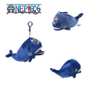 One Piece Laboon Plush Toy Pendant Raab Anime Whale Marine Animal Soft Stuffed Doll Keychain Accessories Birthday Gift