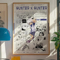 Hunter X Hunter Anime Poster - Hxh Gon Killua Poster - Hxh Poster - Hxh Anime Poster - Hunter X Hunter Wall Art - Hxh Print - Hisoka -Leoriono Frameless