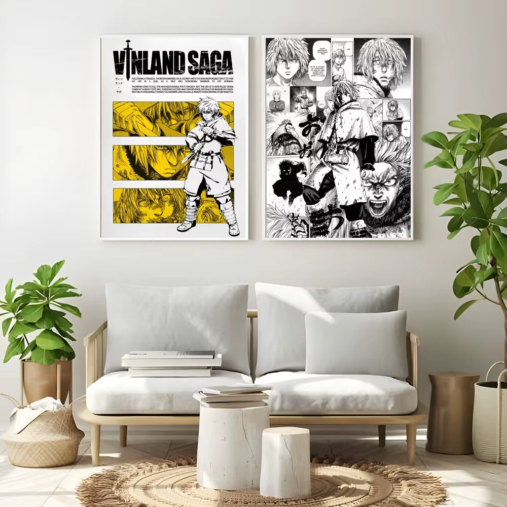 Anime Vinland Saga Poster Prints Perfect Design Nordic Modern Home Decor Gift