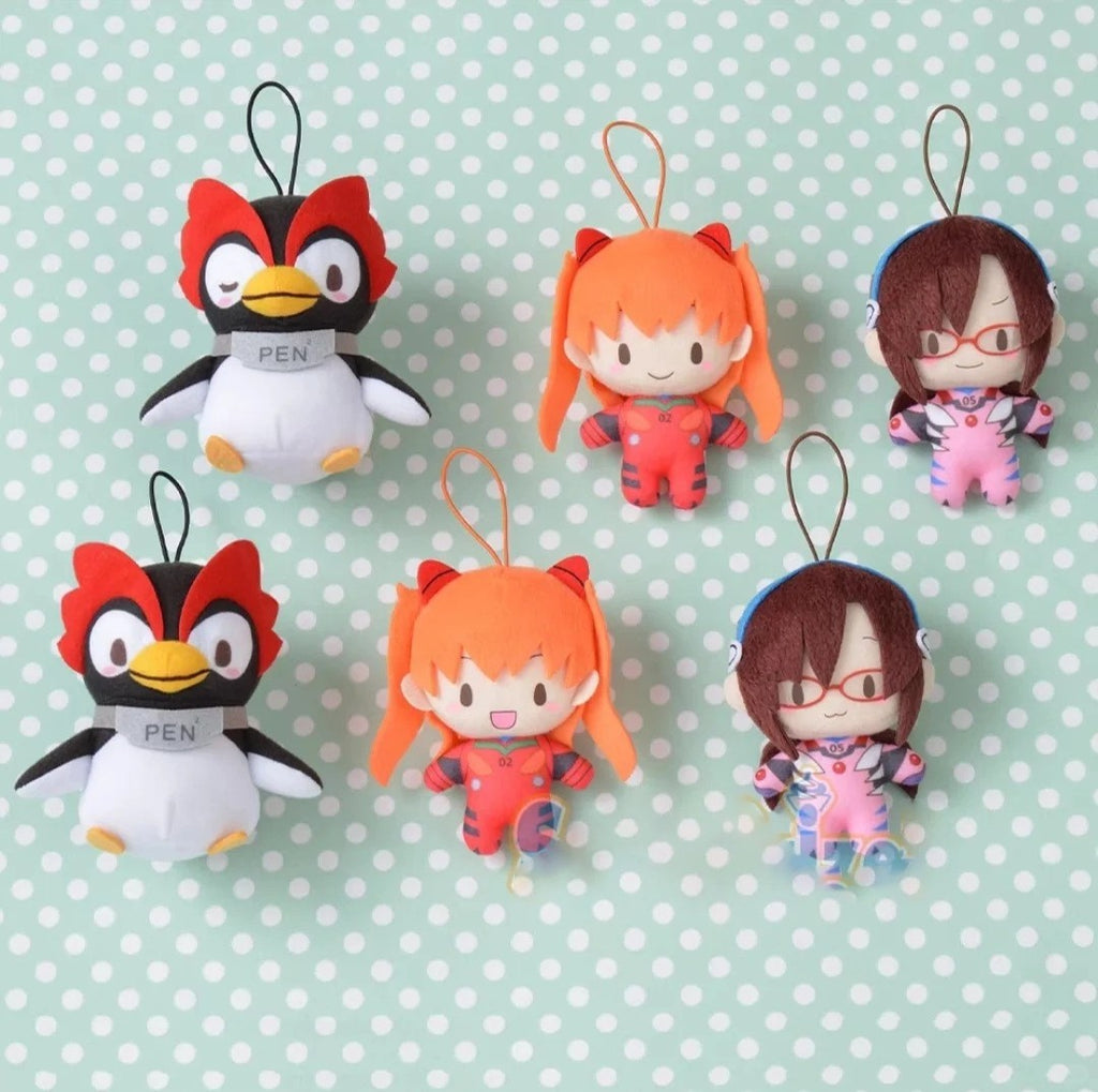 Neon Genesis Evangelion Asuka Plush 4In Rei Shinji Plushie Toys for Anime Fans
