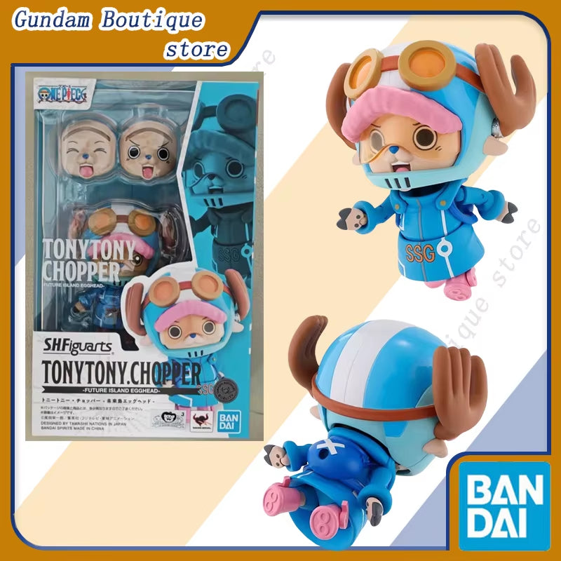 Genuine SHF ONE PIECE Tony Tony Chopper -FUTURE ISLAND EGGHEAD- Anime Action Figure Collectible Model Toys Gift Children
