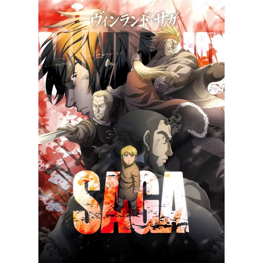 Anime Vinland Saga Poster Prints Perfect Design Nordic Modern Home Decor Gift