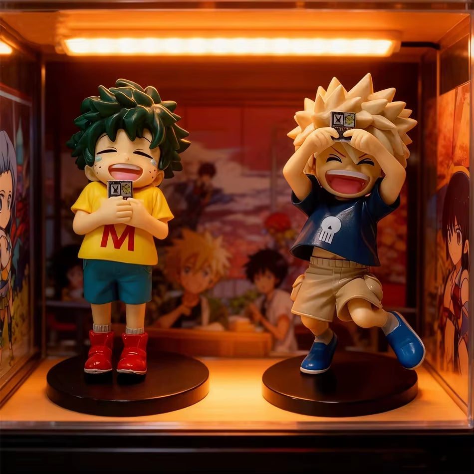 My Hero Academia Midoriya Izuku Bakugou Katsuki Cute Childhood Anime Figure Model Toys Ornament Boys Birthday Gifts