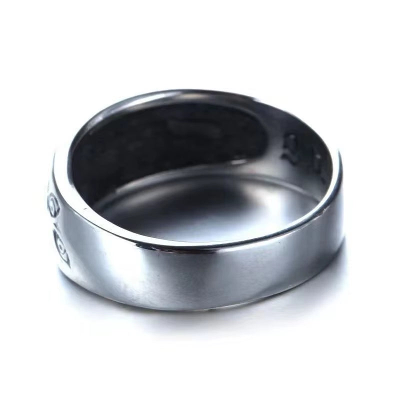Anime Jujutsu Kaisen Ring Unisex Black Dead Eye Ring Cosplay Fashion Personality Jewelry Accessories Gift