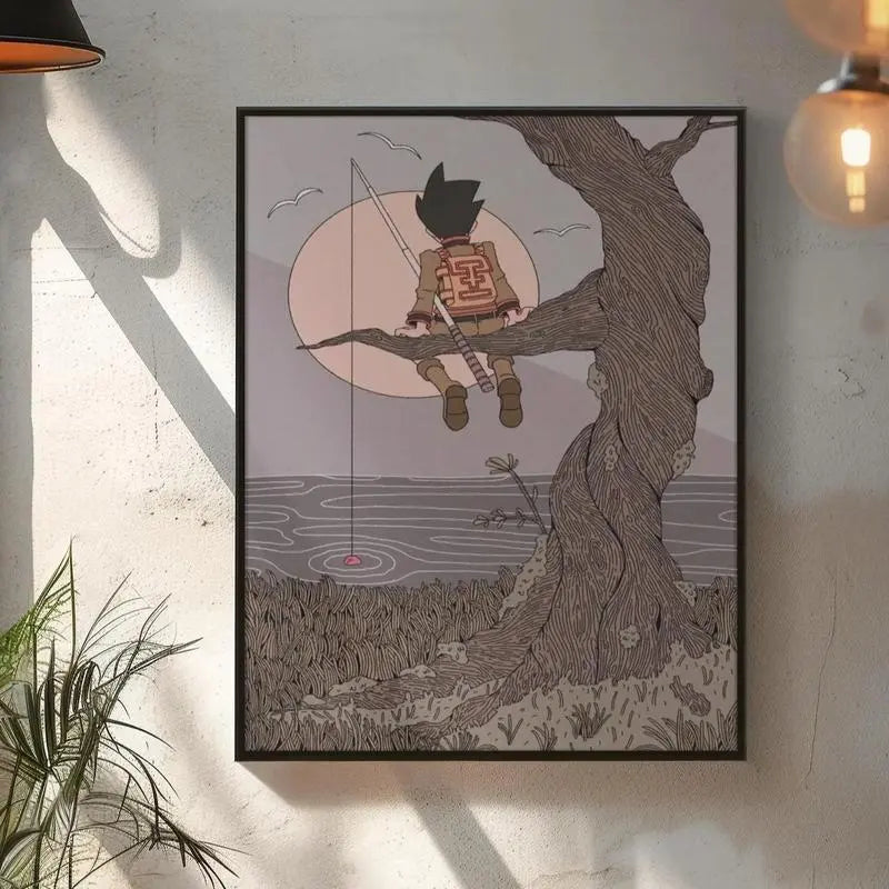 Hunter X Hunter Anime Poster - Hxh Gon Killua Poster - Hxh Poster - Hxh Anime Poster - Hunter X Hunter Wall Art - Hxh Print - Hisoka -Leoriono Frameless