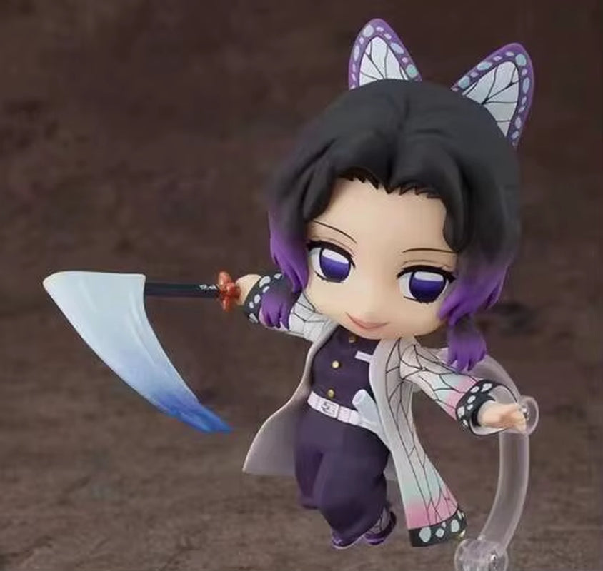 Demon Slayer Character Kochou Shinobu Tokitou Muichirou Kanroji Mitsuri Nezuko Tanjiro Cute BJD Figure Model Toys 10Cm
