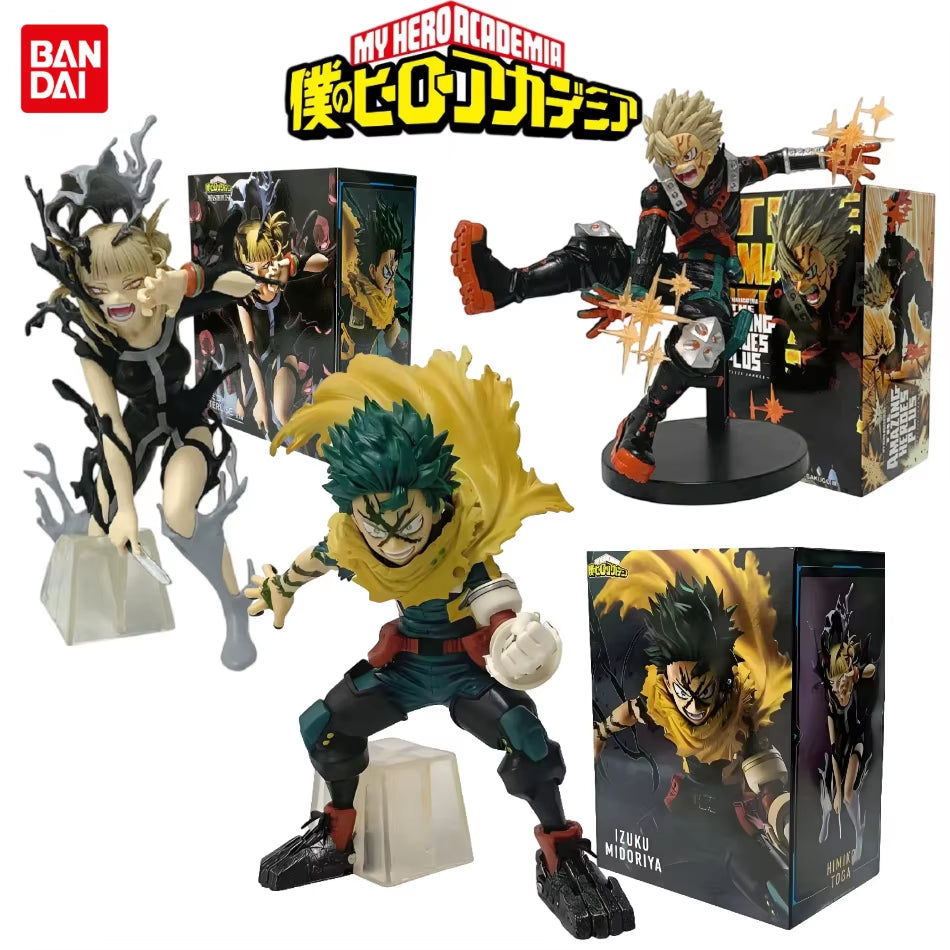 Hot My Hero Academia Anime Figures Midoriya Izuku Bakugou Katsuki Action Model Pvc Statue Desktop Ornament Collection Toys Gift